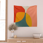 mid century bauhaus modern 2021 3 Wall Tapestry Gallery Image 2