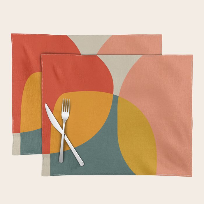 mid century bauhaus modern 2021 3 Placemat Gallery Image 1
