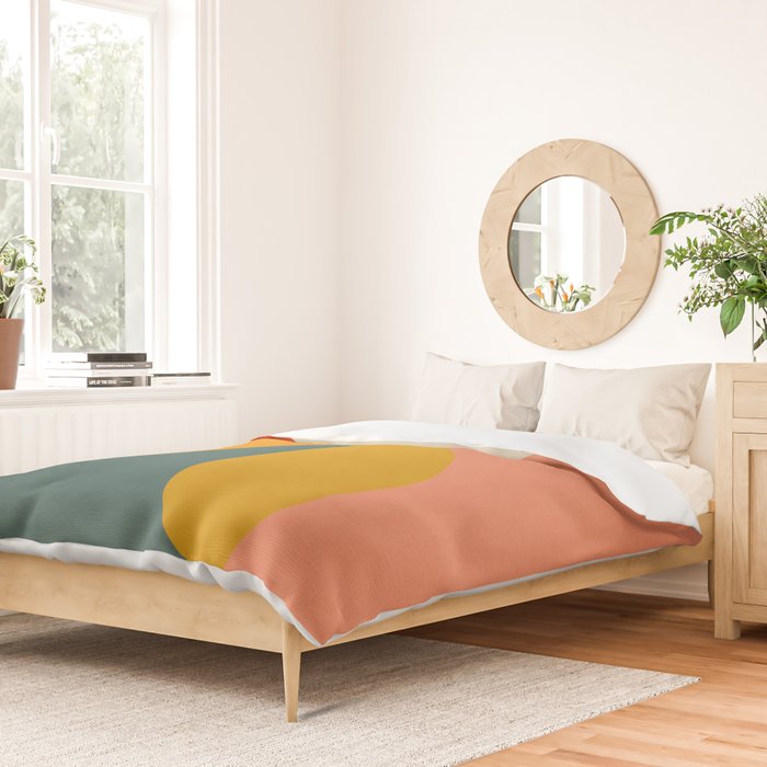 mid century bauhaus modern 2021 3 Duvet Cover Gallery Image 2