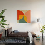 mid century bauhaus modern 2021 3 Wood Wall Art Gallery Image 2
