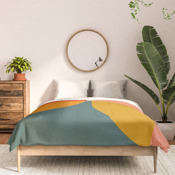 mid century bauhaus modern 2021 3 Comforter Gallery Image 3