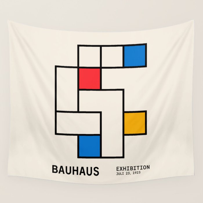 Bauhaus Blocks Wall Tapestry Gallery Image 4