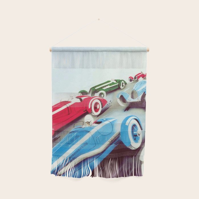 1932 Vintage 24 Hours of Le Mans French Auto Racing Wall Decor Wall Hanging Gallery Image 1