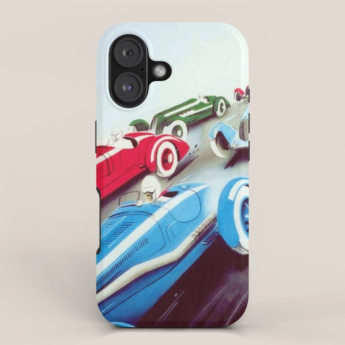 1932 Vintage 24 Hours of Le Mans French Auto Racing Wall Decor iPhone Case Gallery Image 1