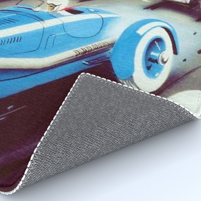 1932 Vintage 24 Hours of Le Mans French Auto Racing Wall Decor Rug Gallery Image 4