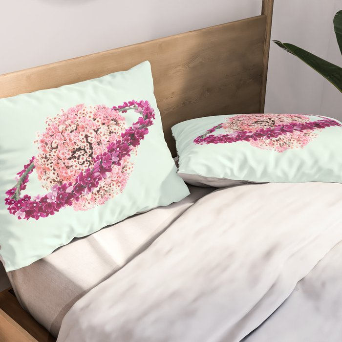 FLORAL PLANET Pillow Sham Gallery Image 2