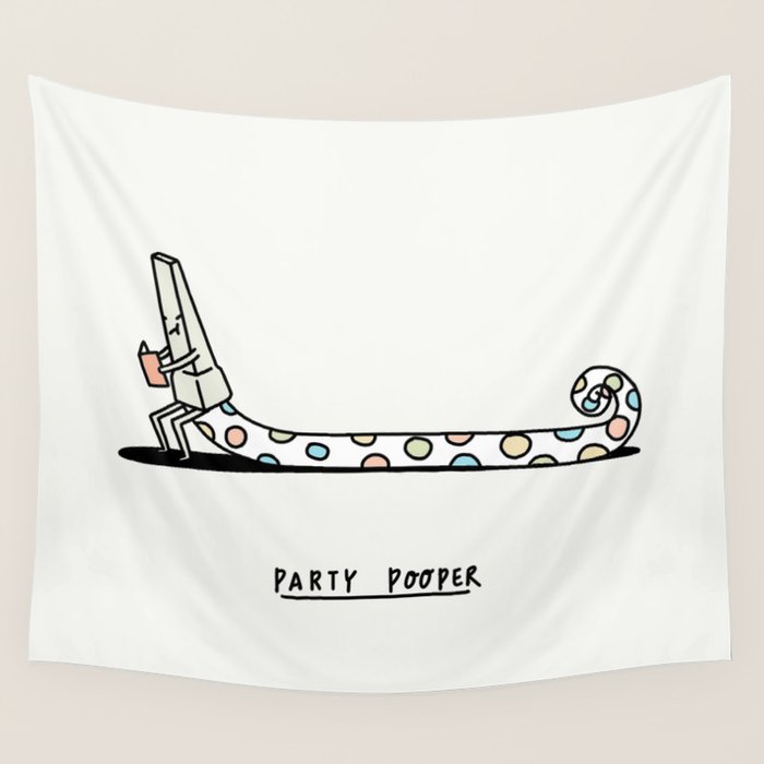 Party Pooper Wall Tapestry Gallery Image 4