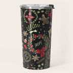Magical Christmas - Black Travel Mug Gallery Image 2