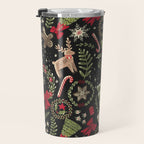 Magical Christmas - Black Travel Mug Gallery Image 3