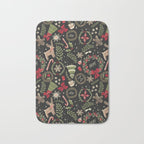 Magical Christmas - Black Bath Mat Gallery Image 1