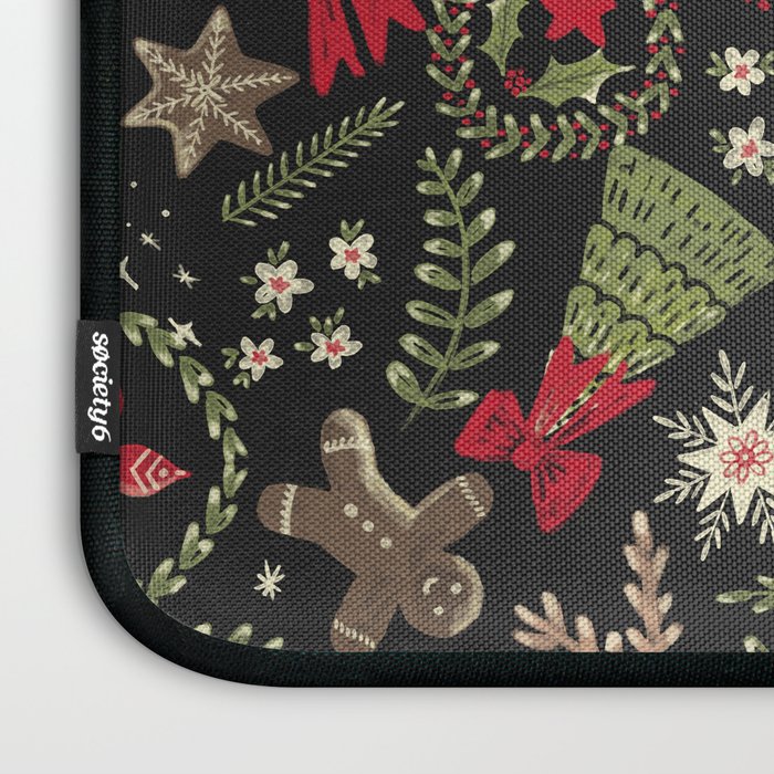 Magical Christmas - Black Laptop Sleeve Gallery Image 3