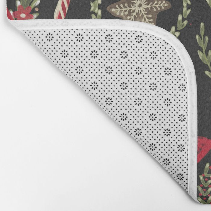Magical Christmas - Black Bath Mat Gallery Image 2