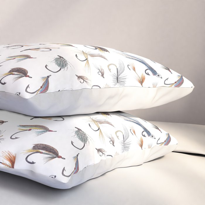 Fly Fishing Lures for Freshwater Fish Pillow Sham Gallery Image 3