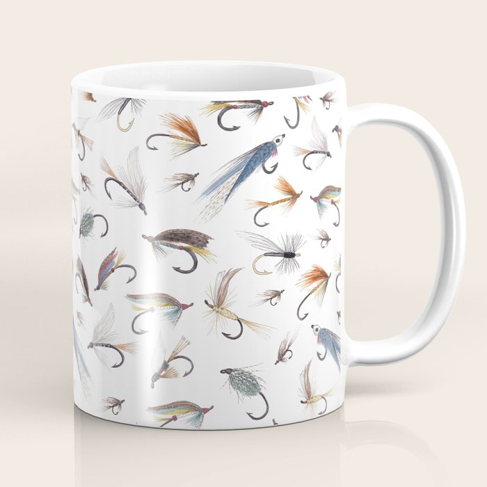 Fly Fishing Lures for Freshwater Fish Coffee Mug Gallery Image 1