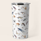 Fly Fishing Lures for Freshwater Fish Travel Mug Gallery Image 1