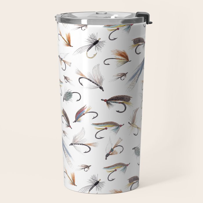 Fly Fishing Lures for Freshwater Fish Travel Mug Gallery Image 2