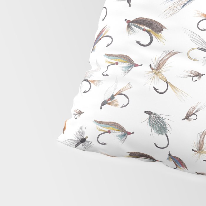 Fly Fishing Lures for Freshwater Fish Pillow Sham Gallery Image 4
