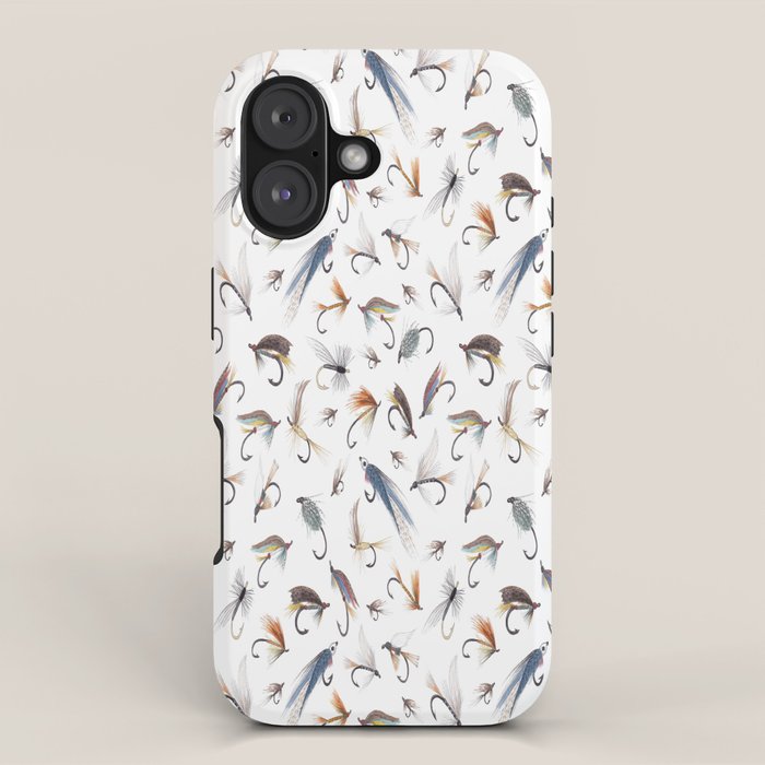 Fly Fishing Lures for Freshwater Fish iPhone Case Gallery Image 1