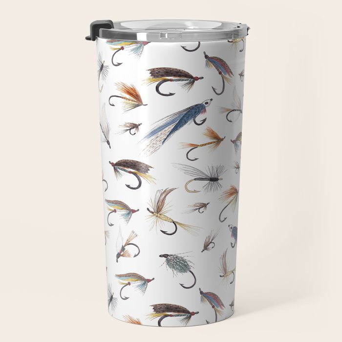 Fly Fishing Lures for Freshwater Fish Travel Mug Gallery Image 3