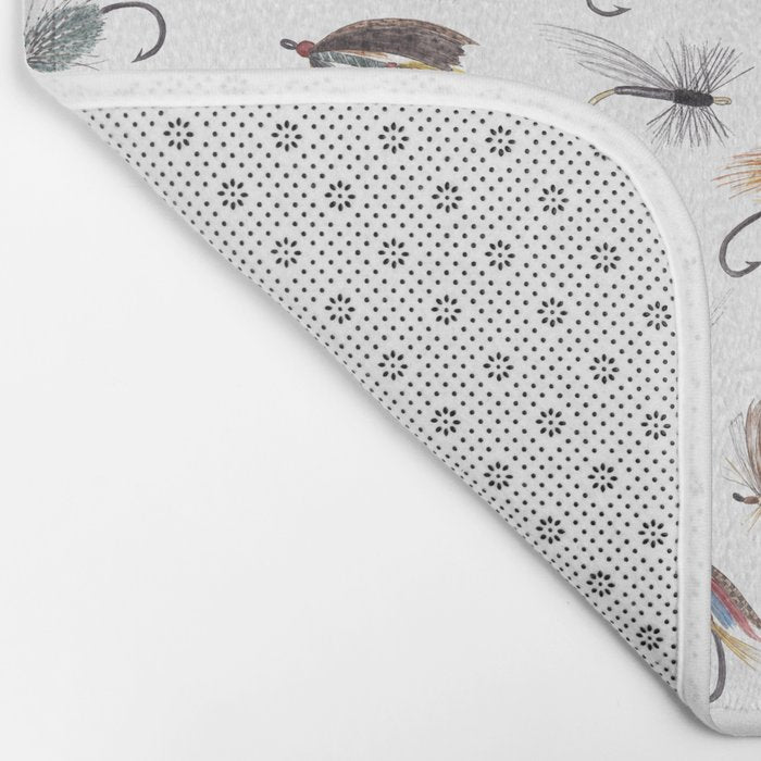 Fly Fishing Lures for Freshwater Fish Bath Mat Gallery Image 2