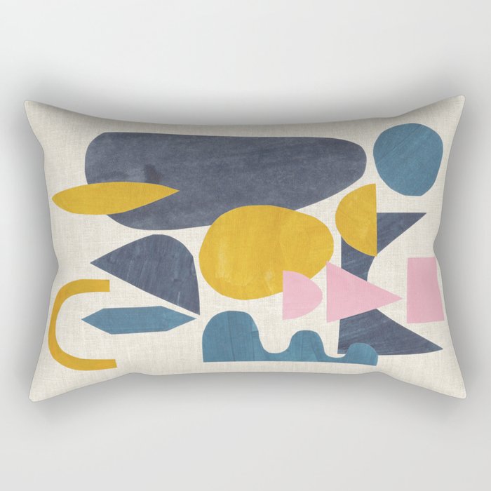 Sunny Blues  Rectangular Pillow Gallery Image 2