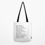 And one day she discovered that she was fierce Tote Bag Gallery Image 2