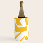 Geometric Pattern 04 Yellow Wine Chiller Gallery Image 2