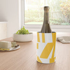Geometric Pattern 04 Yellow Wine Chiller Gallery Image 4
