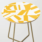 Geometric Pattern 04 Yellow Side Table Gallery Image 2