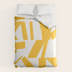 Geometric Pattern 04 Yellow Comforter Gallery Image 6