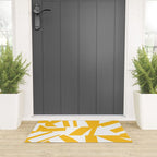 Geometric Pattern 04 Yellow Welcome Mat Gallery Image 3