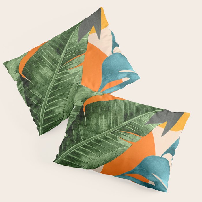 Abstract Tropical Art 15 Pillow Sham Gallery Image 3