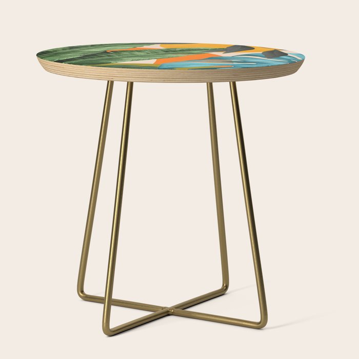 Abstract Tropical Art 15 Side Table Gallery Image 1