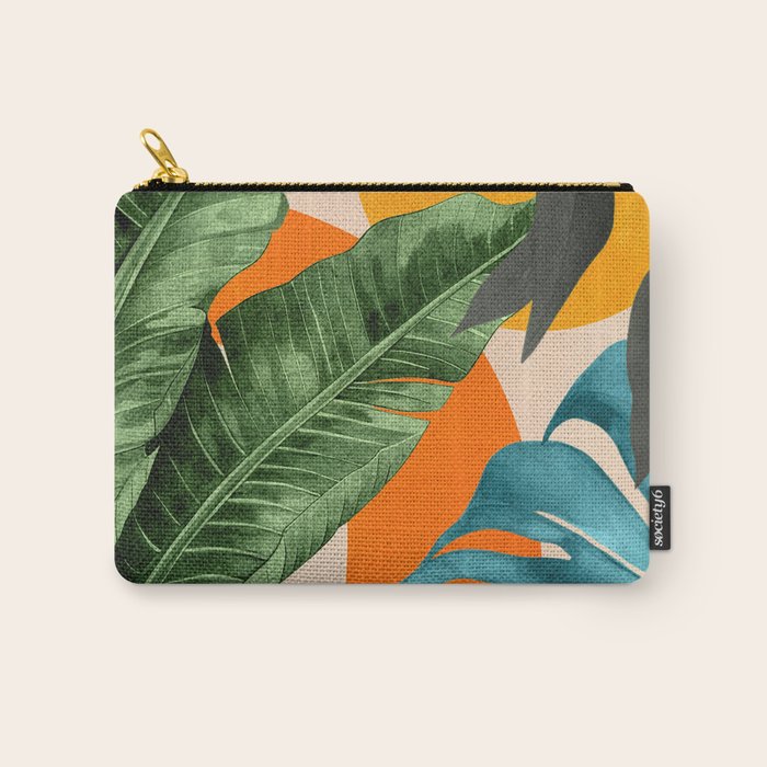 Abstract Tropical Art 15 Carry All Pouch Gallery Image 1