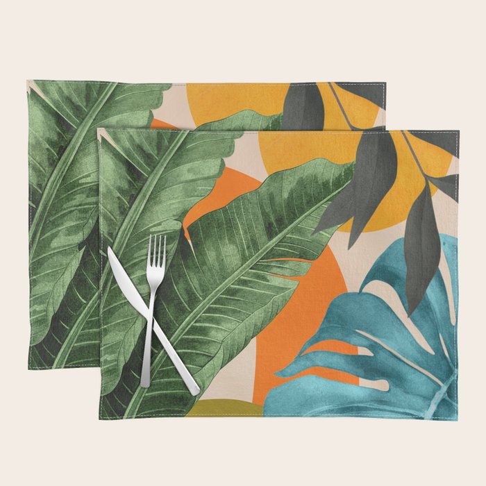 Abstract Tropical Art 15 Placemat Gallery Image 1