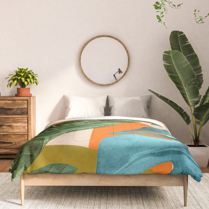 Abstract Tropical Art 15 Comforter Gallery Image 3