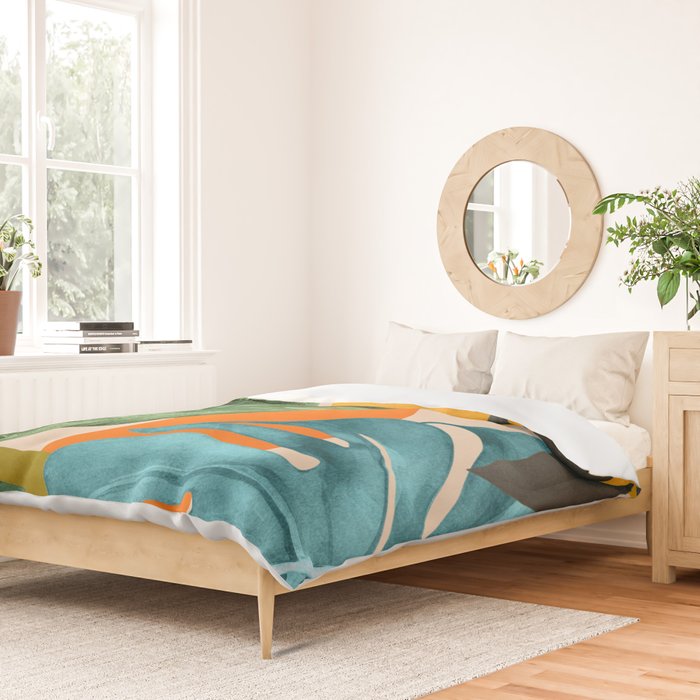 Abstract Tropical Art 15 Duvet Cover Gallery Image 2