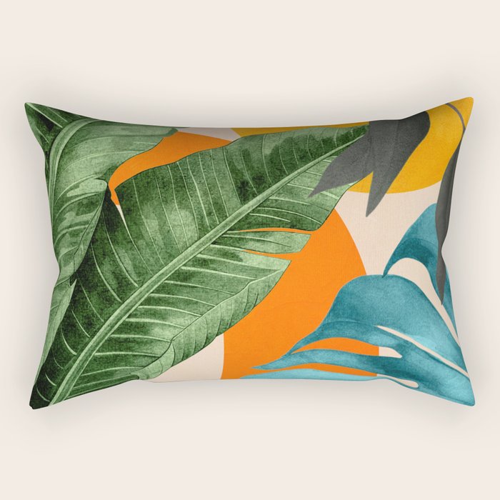 Abstract Tropical Art 15 Rectangular Pillow Gallery Image 2