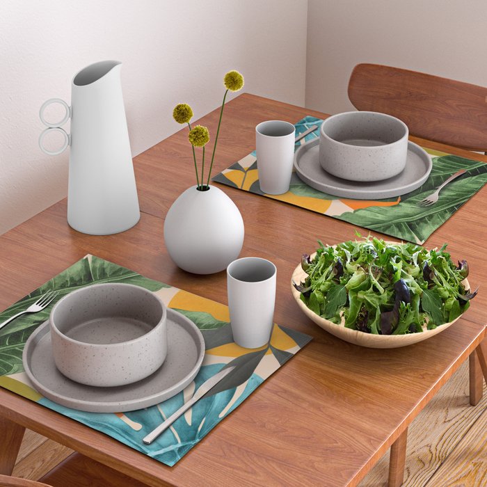 Abstract Tropical Art 15 Placemat Gallery Image 2