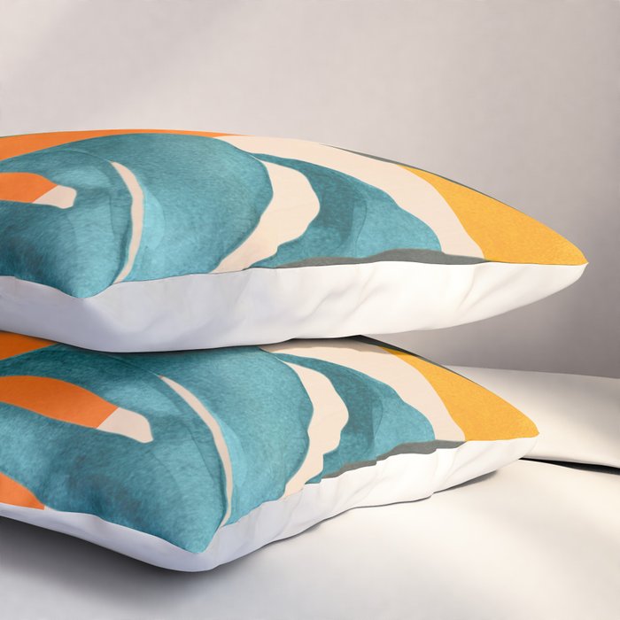 Abstract Tropical Art 15 Pillow Sham Gallery Image 3