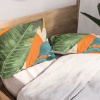 Abstract Tropical Art 15 Pillow Sham Gallery Image 2