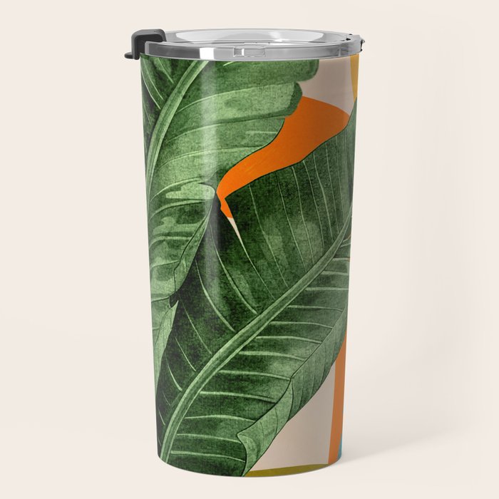 Abstract Tropical Art 15 Travel Mug Gallery Image 3