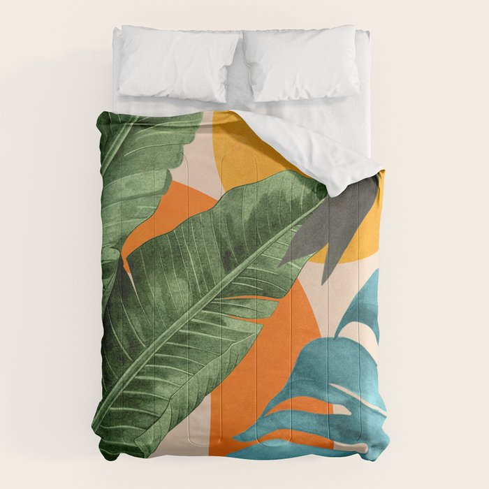 Abstract Tropical Art 15 Comforter Gallery Image 6