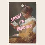 SHHH I'm Reading Cutting Board Gallery Image 1