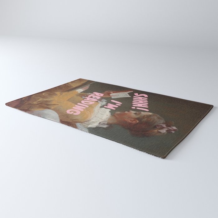 SHHH I'm Reading Rug Gallery Image 3