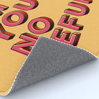 I am yours no refunds - typography Rug Gallery Image 4