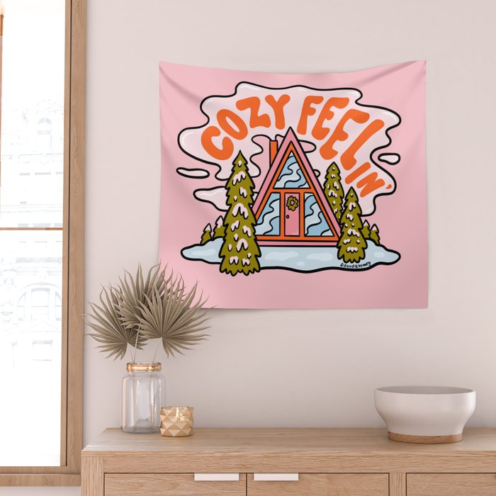 Cozy Feelin' Wall Tapestry Gallery Image 2