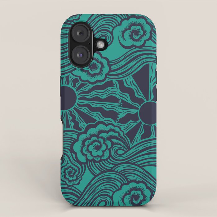 Happy Waves iPhone Case Gallery Image 1