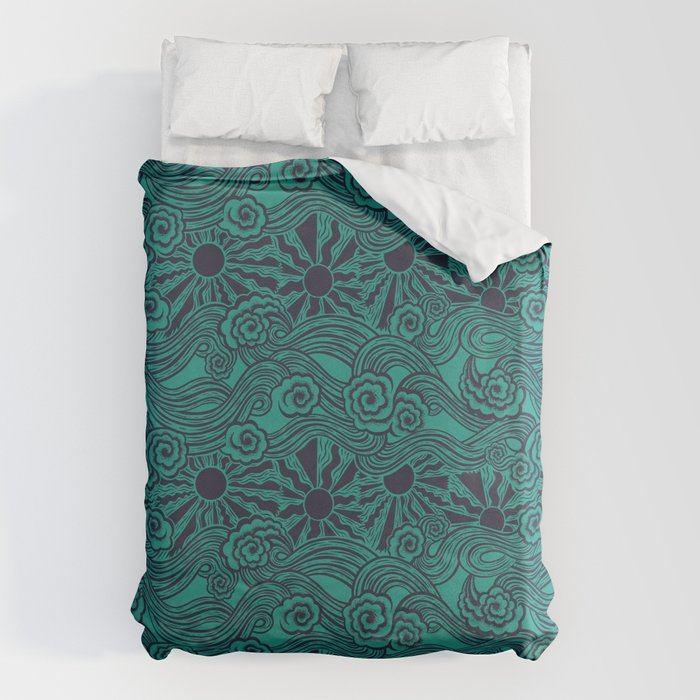 Happy Waves Duvet Cover Gallery Image 6