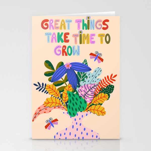 Colorful Plants  Stationery Card Gallery Image 2